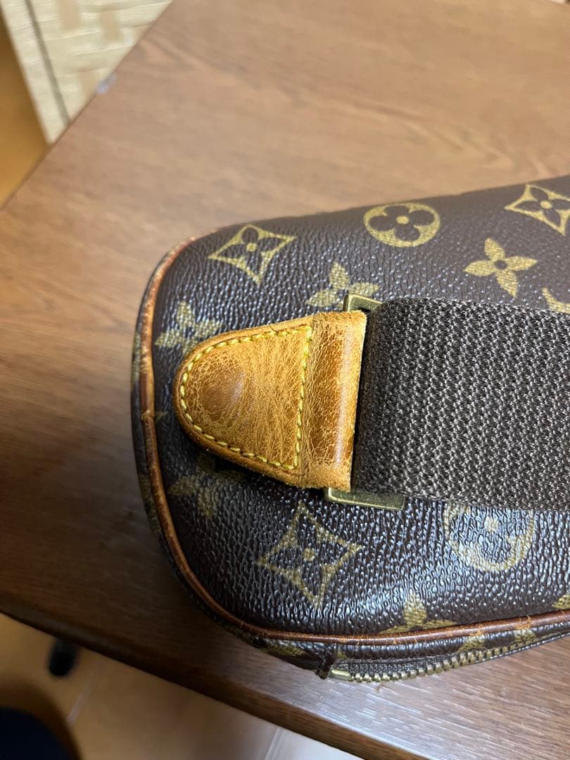 まさ　ルイヴィトン 本物　希少　レア ポシェットガンジュ モノグラム　中古