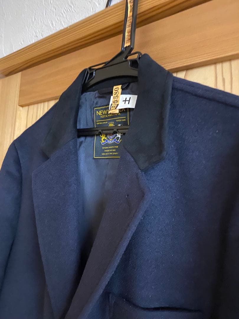 NEWYORKER KEITA MARUYAMAネイビー チェスターコート