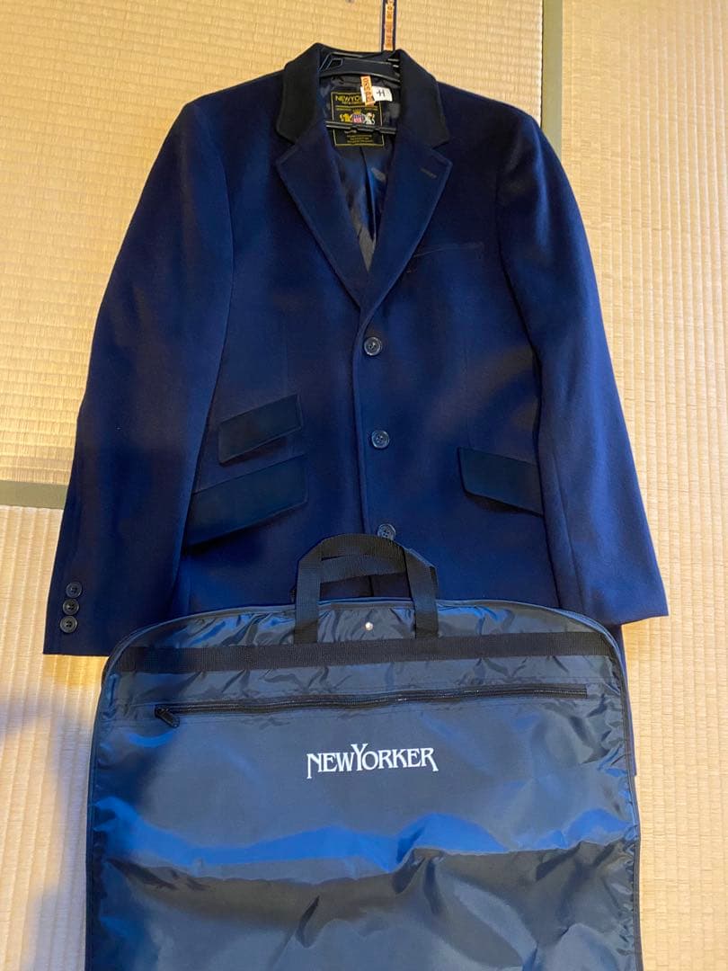 NEWYORKER KEITA MARUYAMAネイビー チェスターコート