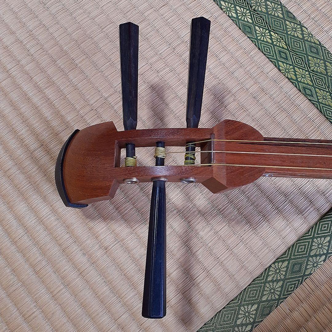 三味線本体 民謡 和楽器 布ケース付き