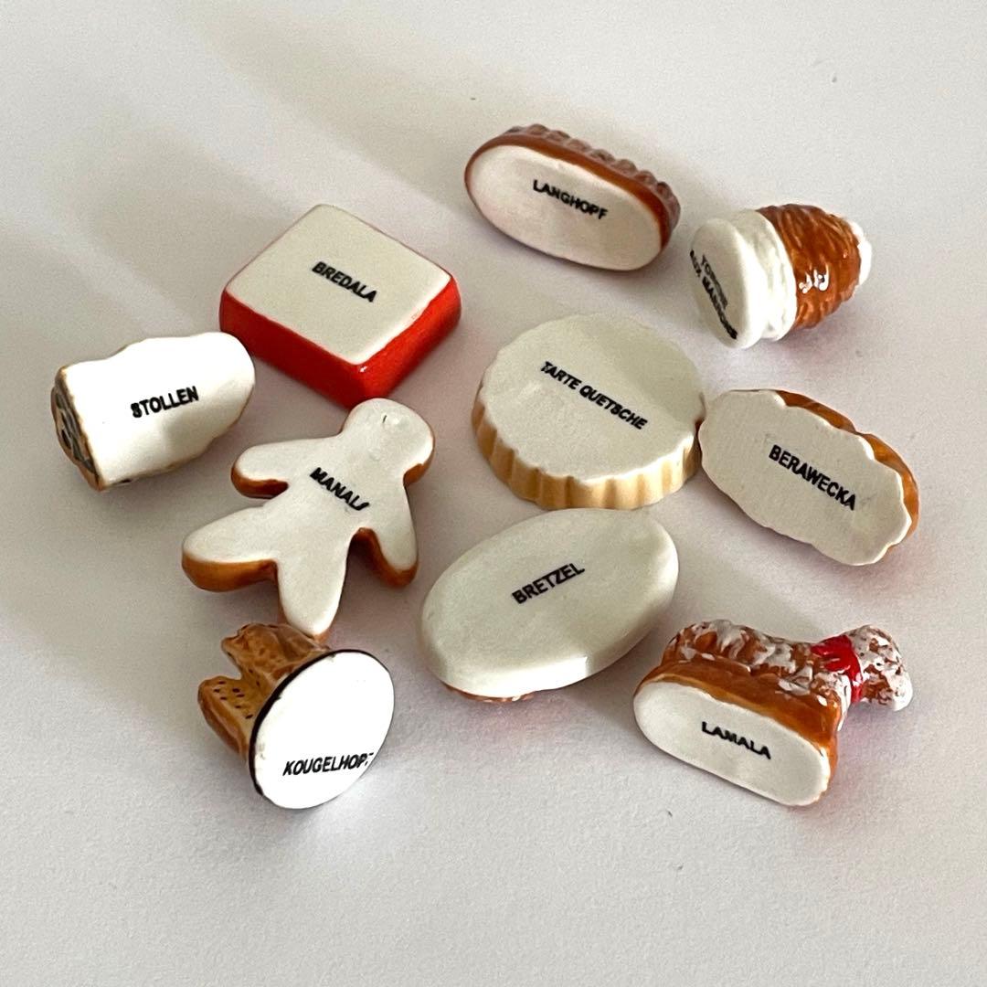 アルザスのお菓子 フェーブ フェーブ フランス 陶器 ミニチュア