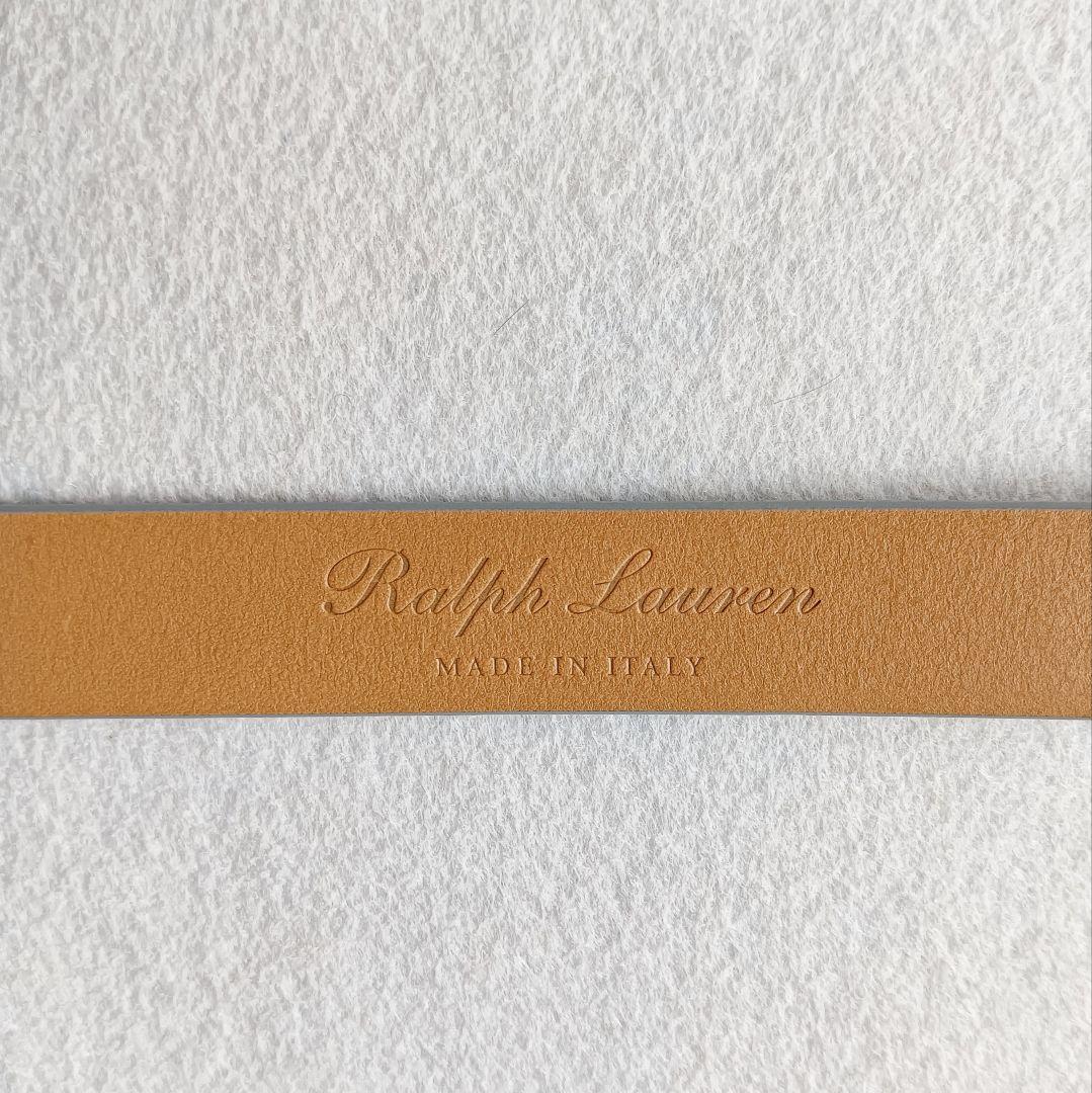 【ラルフローレンコレクション】未使用品 スエードベルト 最高級ライン イタリア製