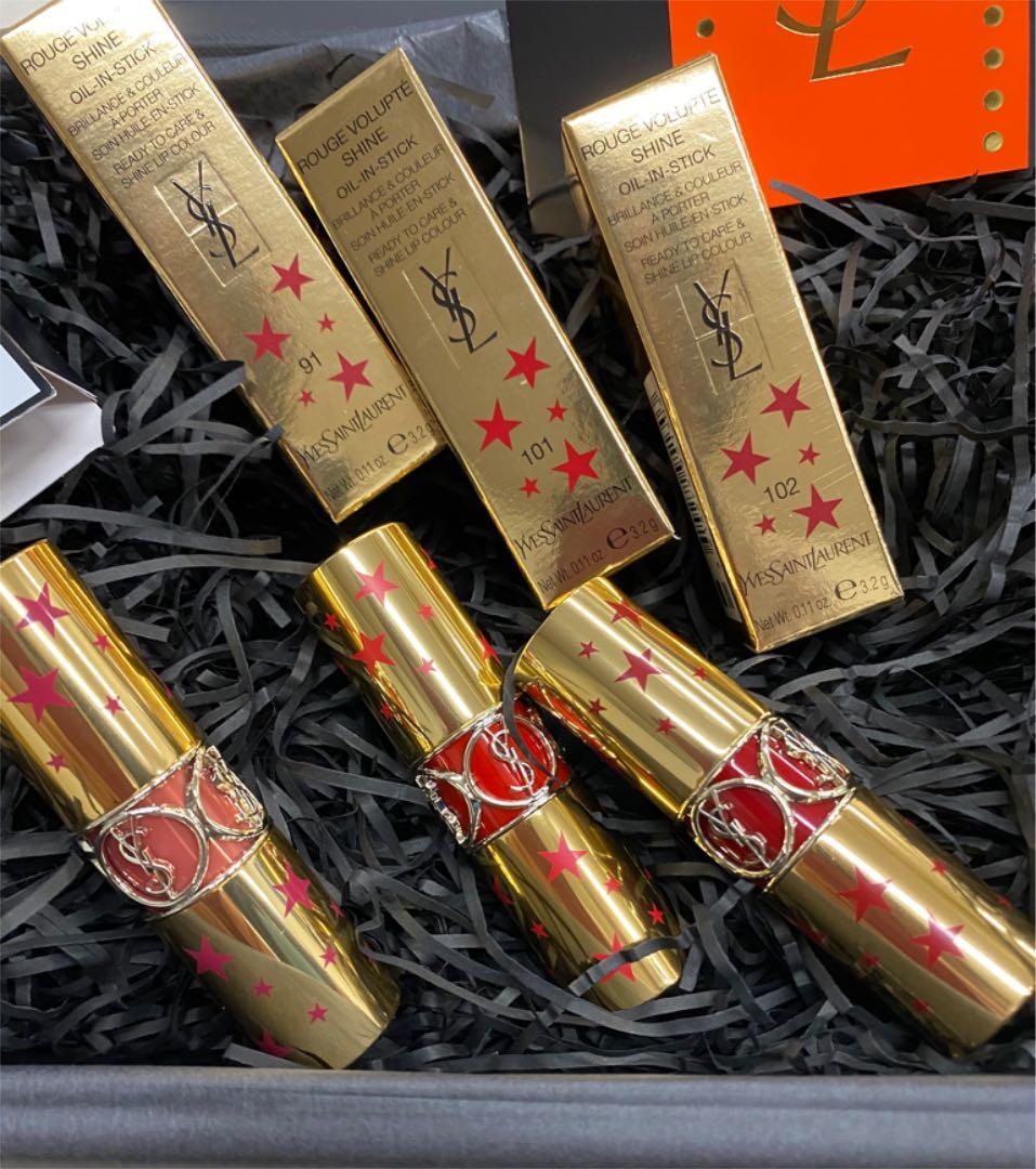値下げYSLギフトBOX 口紅3本 香水 ギフトセット - メルカリ