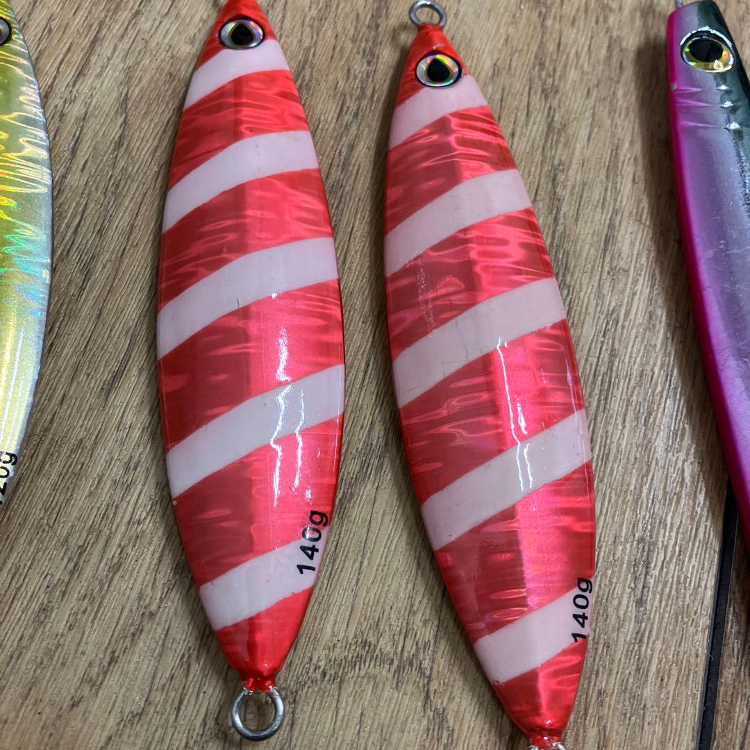 中古　オフショアジギング用メタルジグ　120g 2本　130g 4本　140g