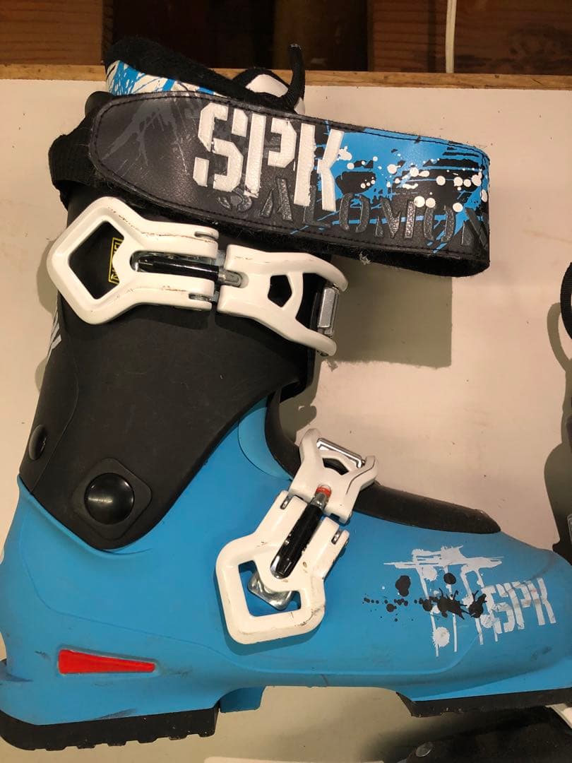 Salomon SPKサロモン スキーブーツ 25-25.5 青/黒