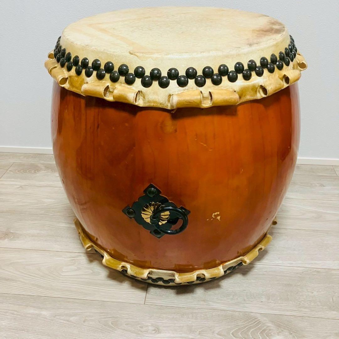 長胴太鼓 和太鼓 一尺6寸　打面48㎝　高さ60㎝②