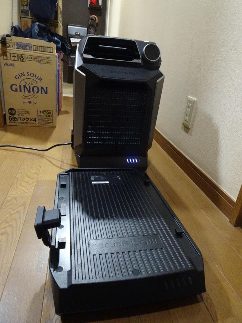 ECO FLOWとバッテリ－2個