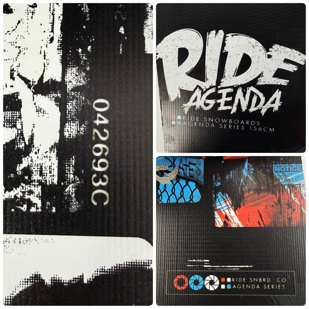 RIDE 156cm メンズ スノーボード SALOMON バイン3点セット