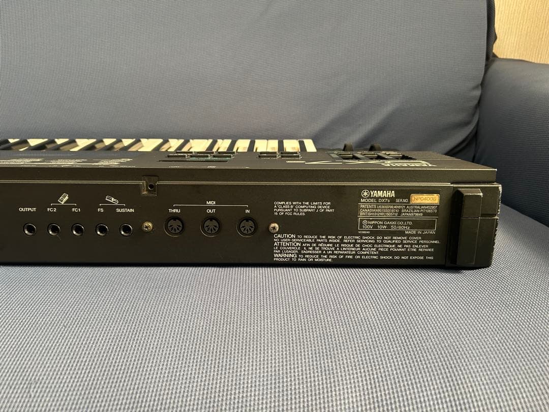 【動作確認済】YAMAHA DX7s シンセサイザー キーボード ヤマハ