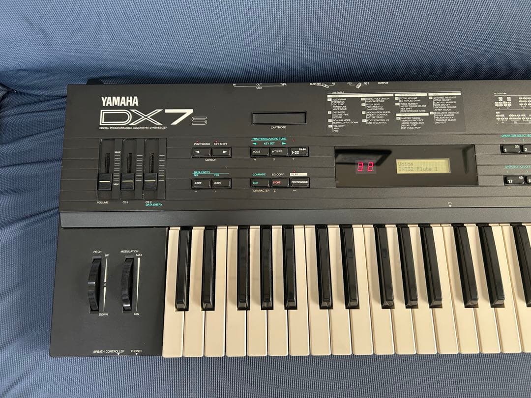 【動作確認済】YAMAHA DX7s シンセサイザー キーボード ヤマハ