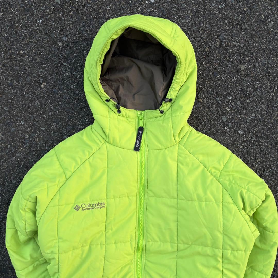 【超希少カラー❗️】極暖columbia キルティングダウン グリーン