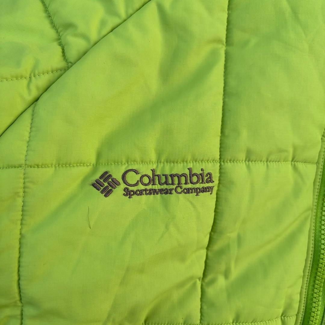 【超希少カラー❗️】極暖columbia キルティングダウン グリーン