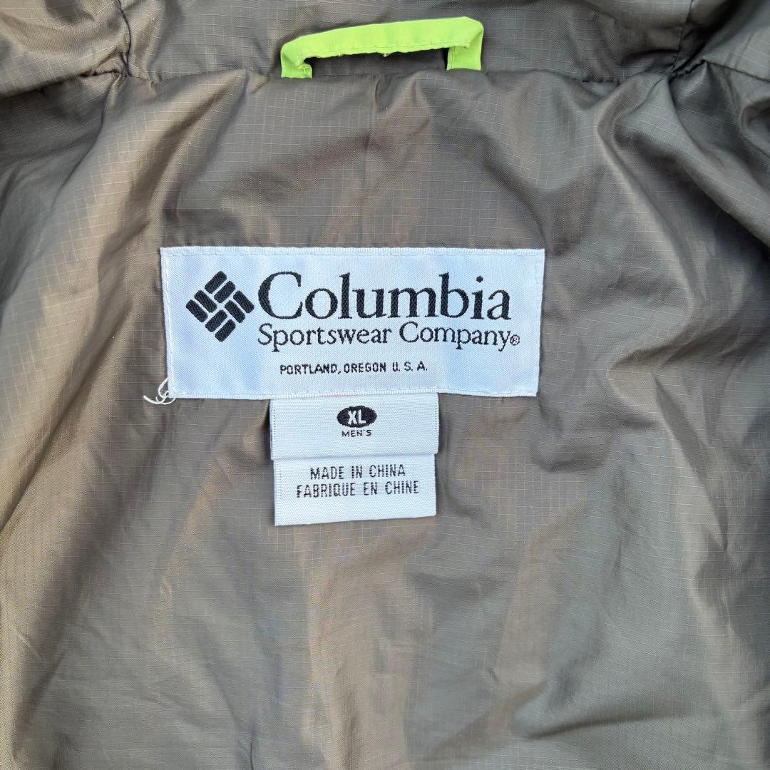 【超希少カラー❗️】極暖columbia キルティングダウン グリーン