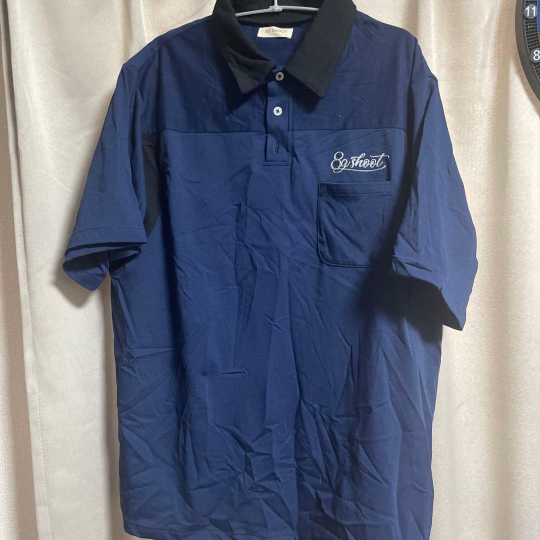 86 SHOOT ネイビー ポロシャツ