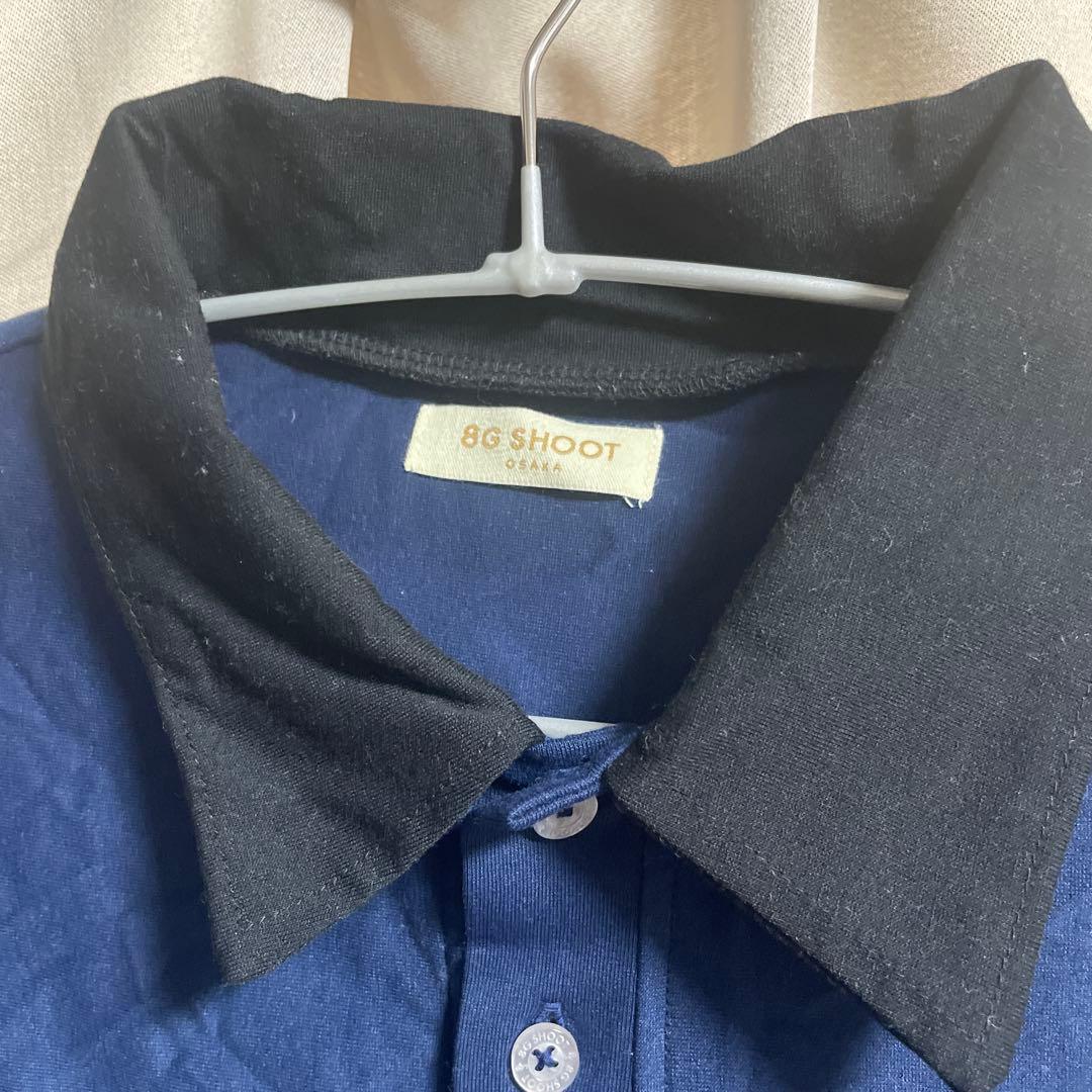 86 SHOOT ネイビー ポロシャツ