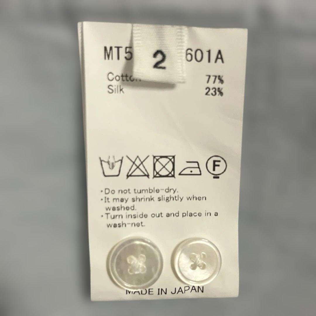 トップス MAATEE&SONS ELIZABETH25SS SEASILK blue 2