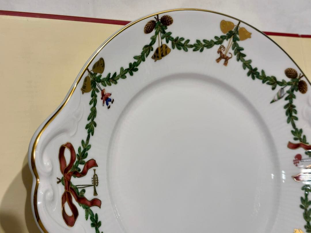 ロイヤルコペンハーゲン クリスマス ケーキディッシュ