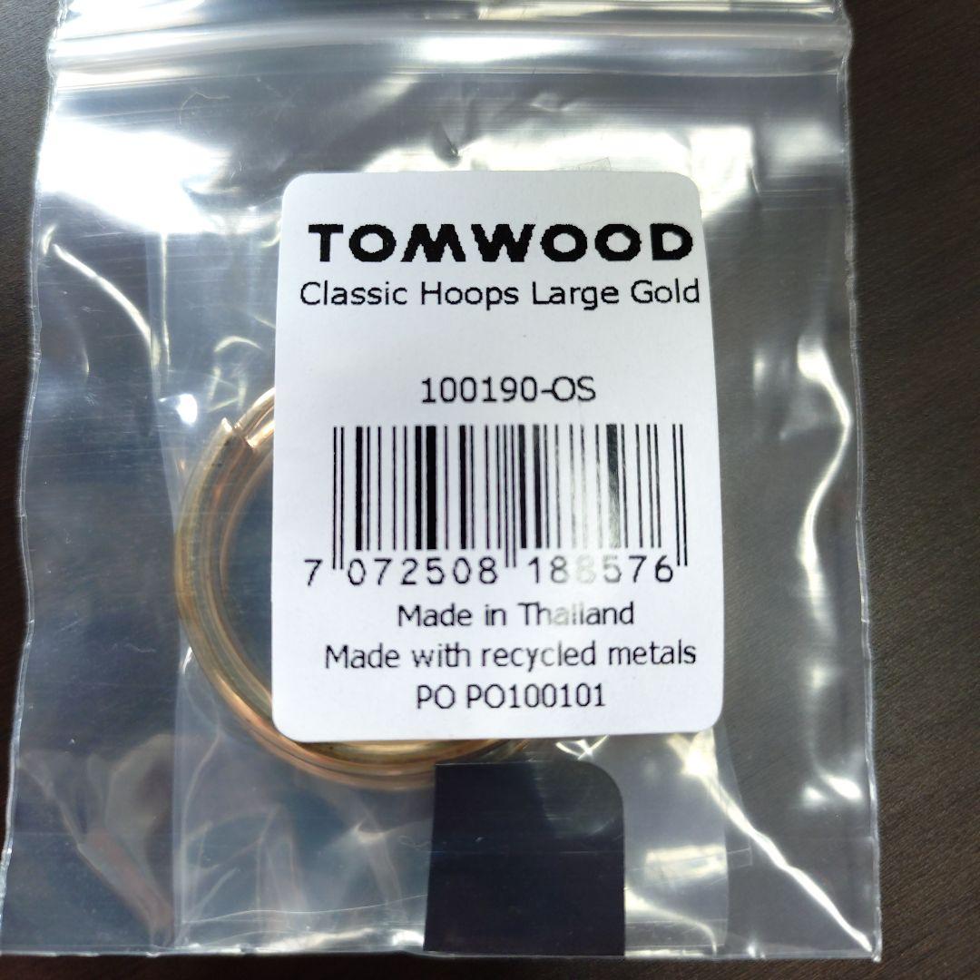 【新品未使用】トムウッド Classic Hoop Large Gold