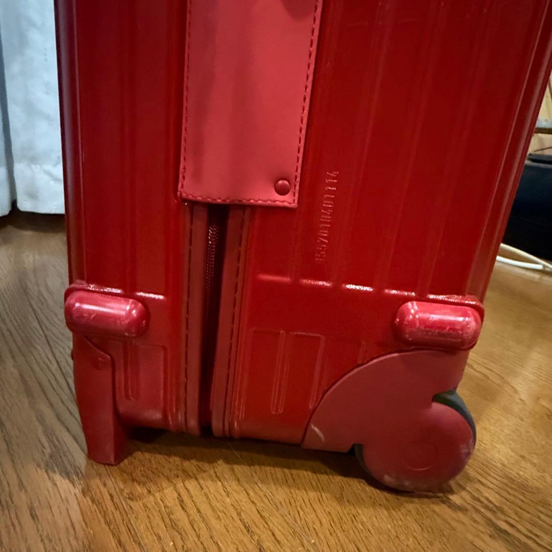 ❣️RIMOWA リモワ レッド キャリーケース 大型 レッド スーツケース ２輪
