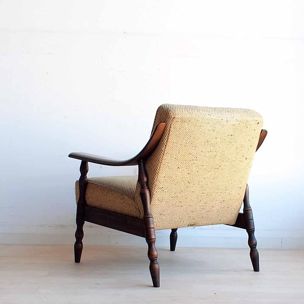 オールドカリモク シングルソファ A ビンテージ ZR24194