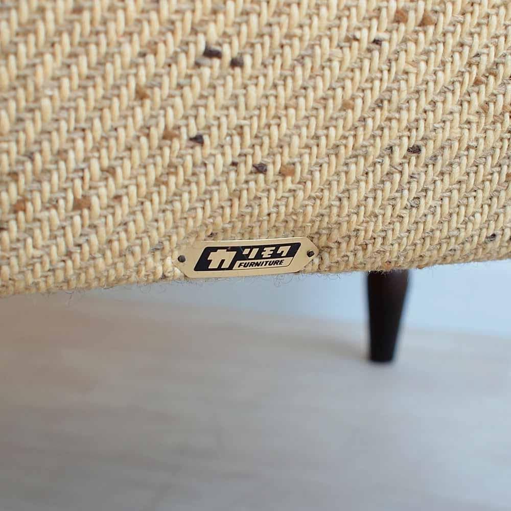 オールドカリモク シングルソファ A ビンテージ ZR24194