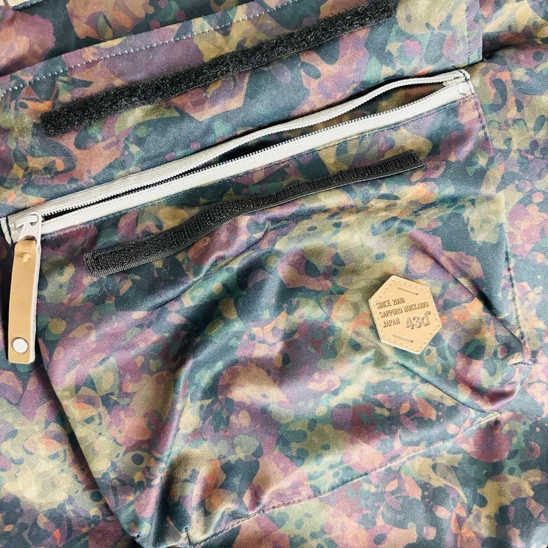 2520【極美品】43Degrees ビブパンツ レディース スノボウェア 花柄