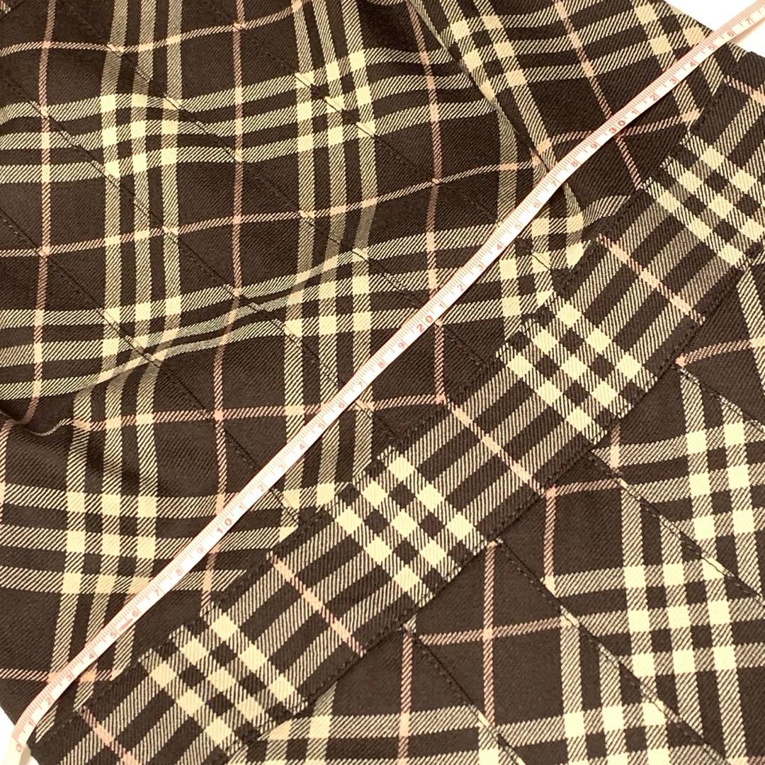 バーバリーブルーレーベル ノバチェック ノースリーブワンピース サイズ38