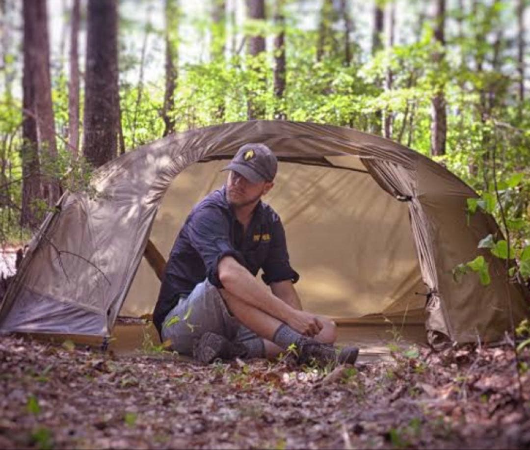 CATOMA カーキ ドーム型ソロテント　ポップアップ　米軍　EBNS