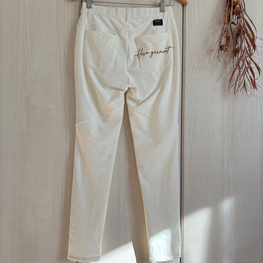 未使用　ホーンガーメント　ストレッチパンツ　ゴルフパンツ　L