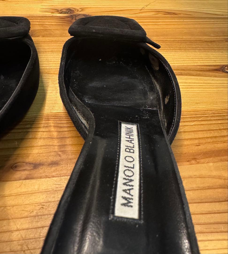 MANOLO BLAHNIK メイセール　ミュール　35ハーフ