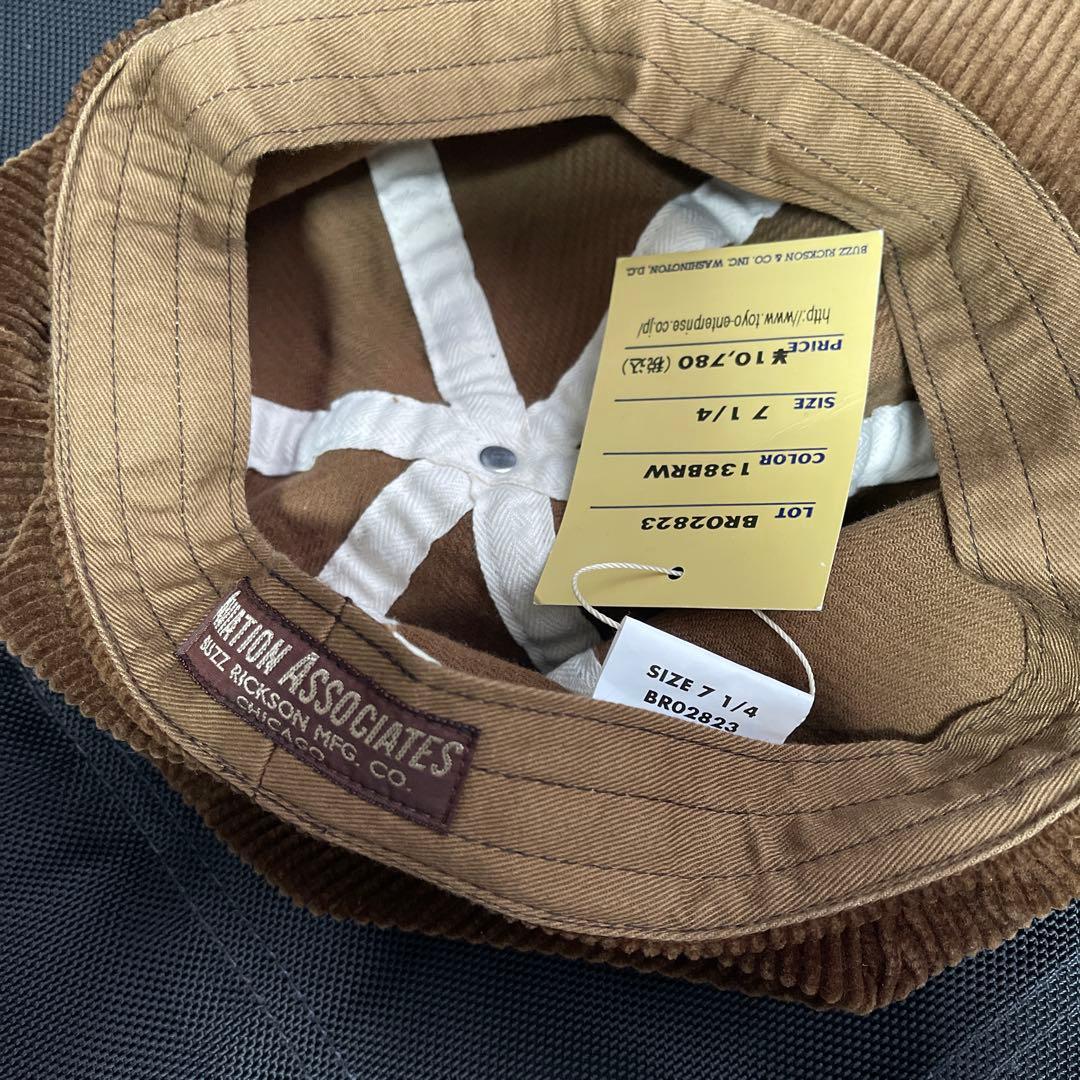 【タグ付き新品未使用】 バズリクソンズ CORDUROY CAP