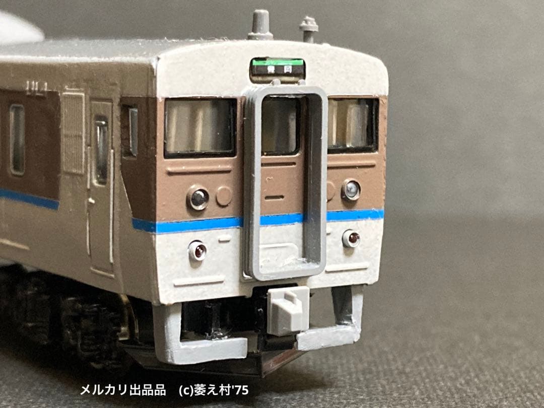 グリーンマックス特製加工品 Nゲージ クモハ115、114 6000番台動力なし