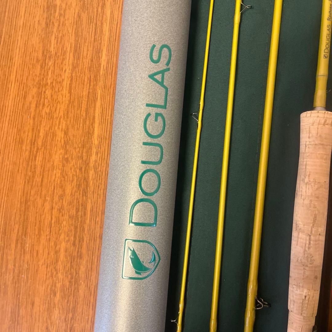 DOUGLAS 8f3in4ピース、ロスリール、DT3LDLフライラインセット。