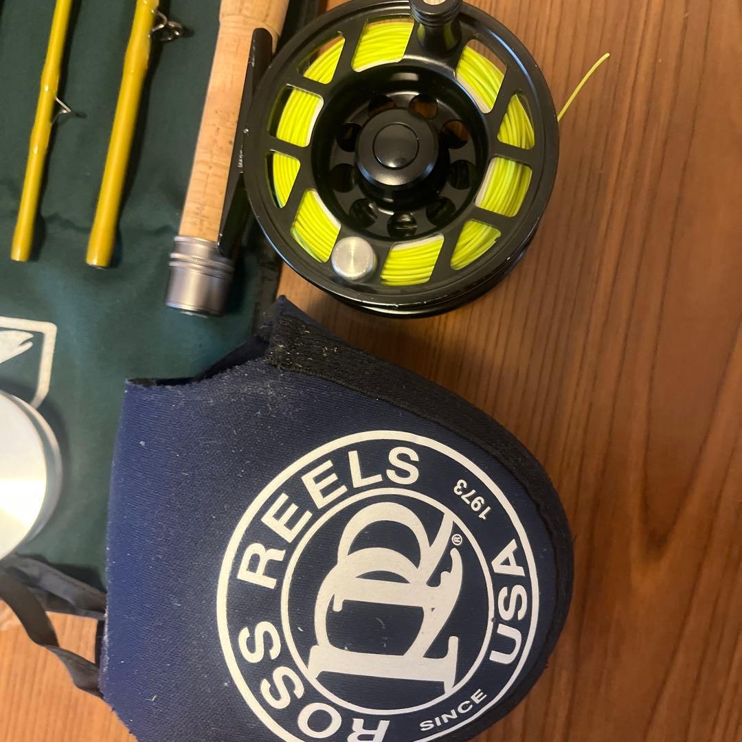 DOUGLAS 8f3in4ピース、ロスリール、DT3LDLフライラインセット。