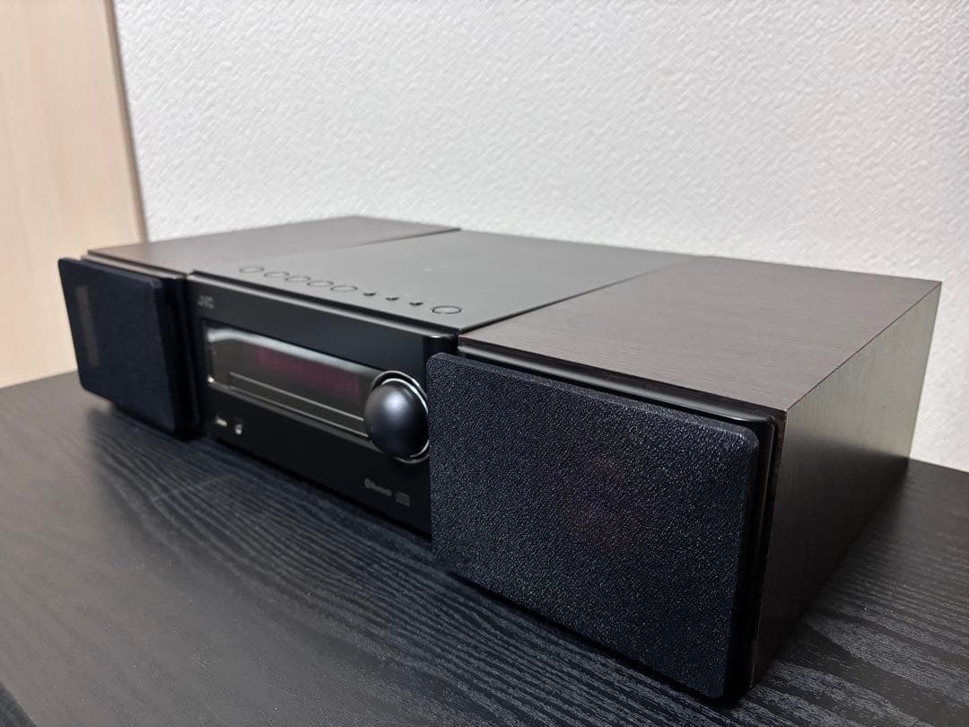 JVC CA-EXS5 コンポ、Bluetooth対応、ウッドコーン、リモコン付