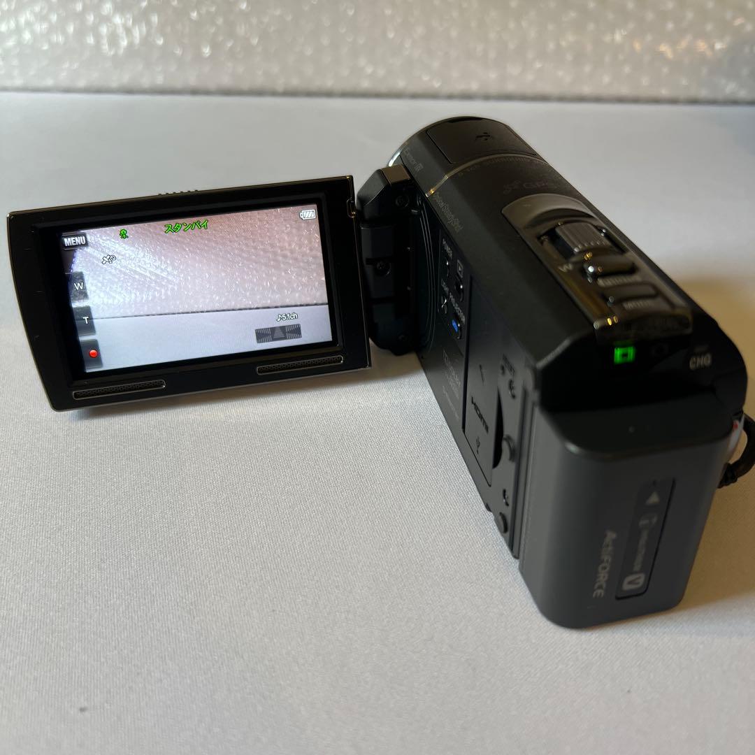 美品　SONY HDR-PJ590V ビデオカメラ プロジェクター内蔵