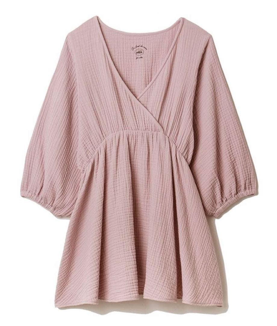 ジェラートピケ マタニティガーゼカシュクールプルオーバー＆ロング