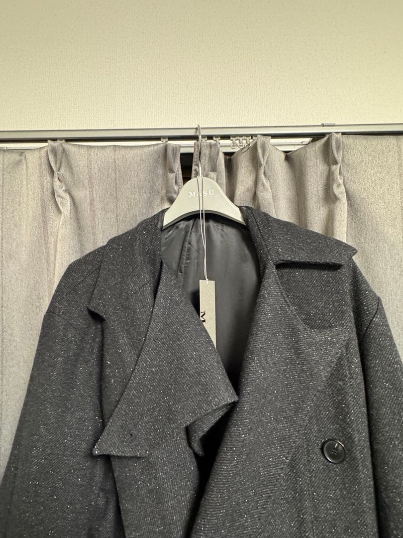 ゆ*ぅ様 MASU CAPTAIN OVER COAT black サイズ44