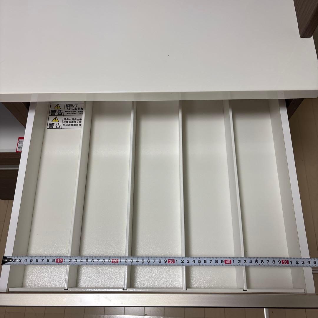 ニトリ カップボード キッチンボード キッチンカウンター 食器棚 リガーレ