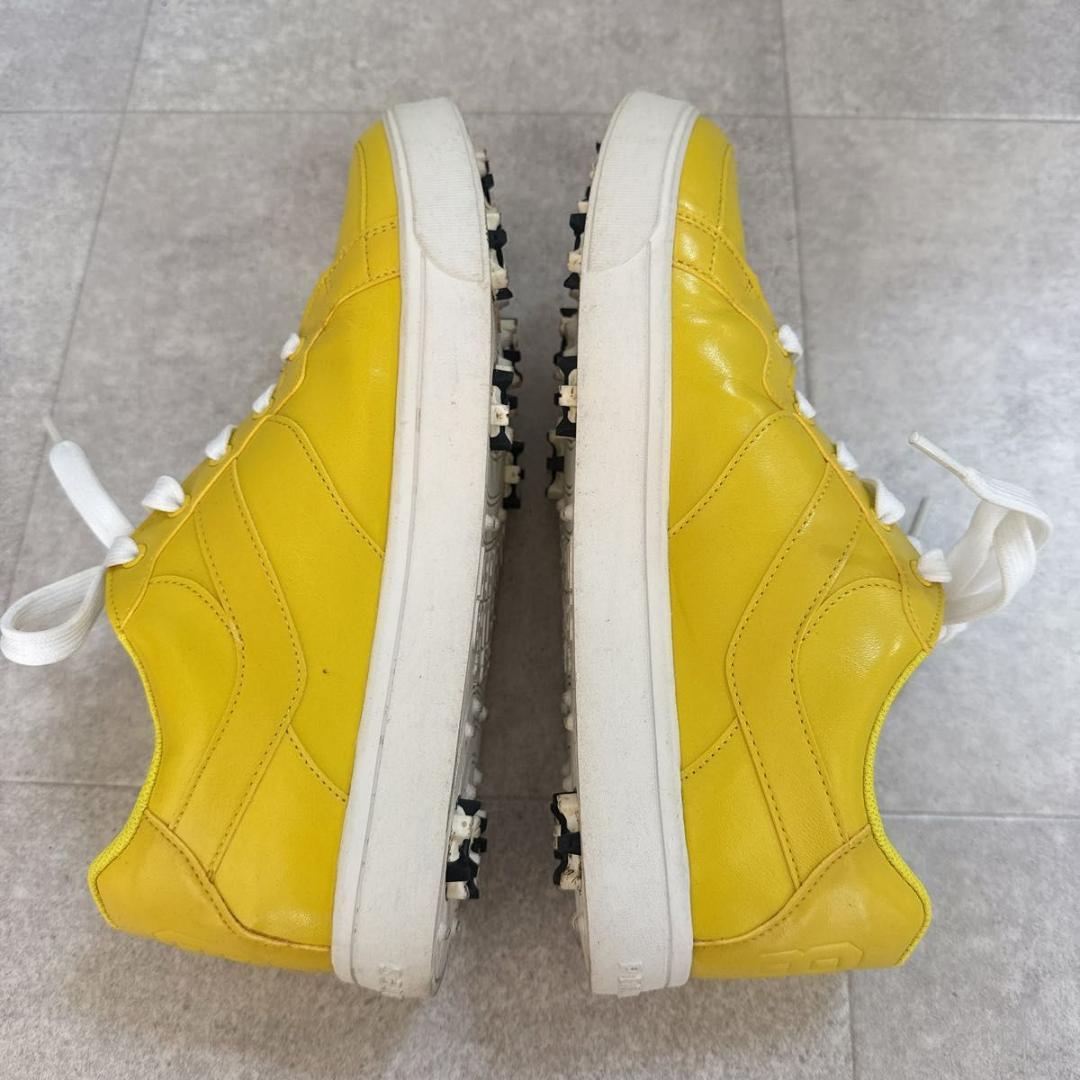 PEARLY GATES パーリーゲイツ ゴルフシューズ イエロー 25.5cm