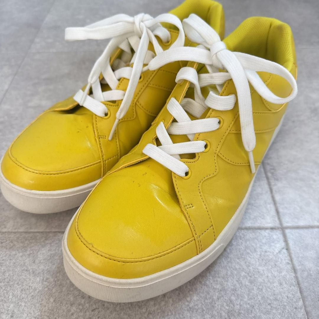 PEARLY GATES パーリーゲイツ ゴルフシューズ イエロー 25.5cm