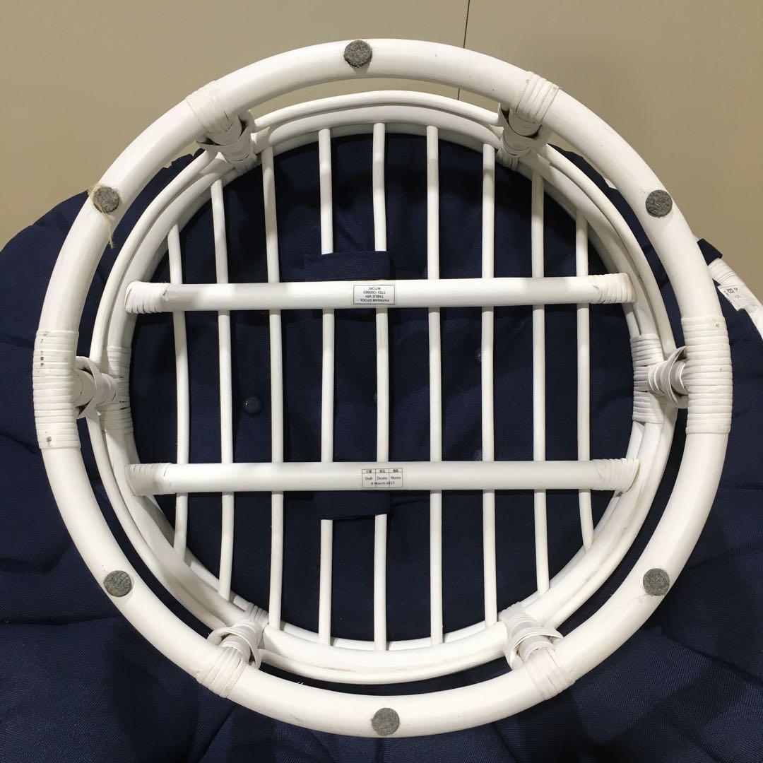 ニトリ　パパサンチェア+スツールセット