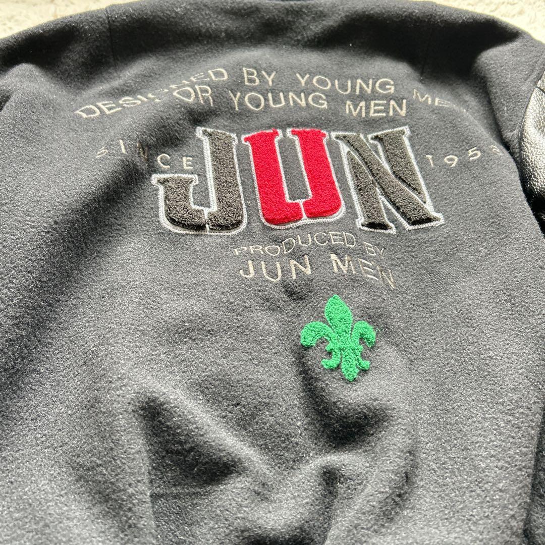 ジュンメン　90s　JUN MEN　レザースタジャン　VANパロ　L相当　牛皮