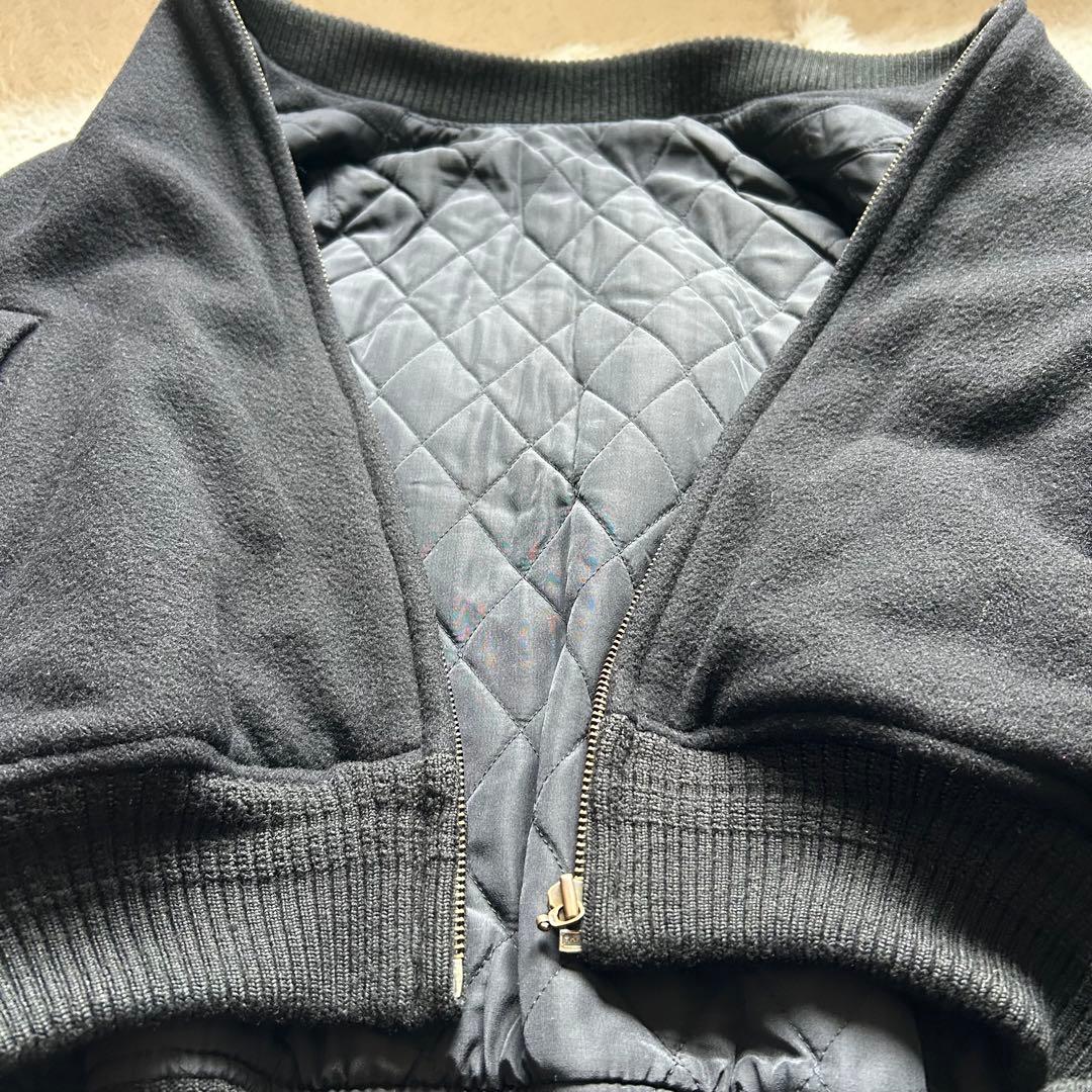 ジュンメン　90s　JUN MEN　レザースタジャン　VANパロ　L相当　牛皮