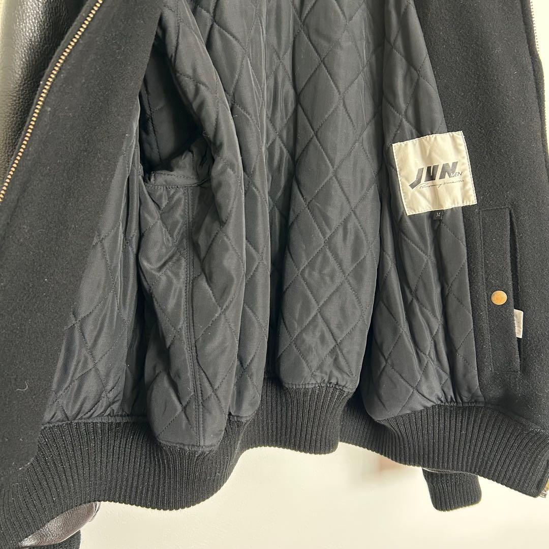 ジュンメン　90s　JUN MEN　レザースタジャン　VANパロ　L相当　牛皮