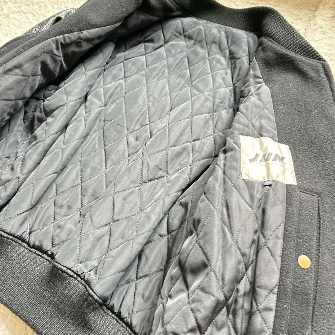 ジュンメン　90s　JUN MEN　レザースタジャン　VANパロ　L相当　牛皮