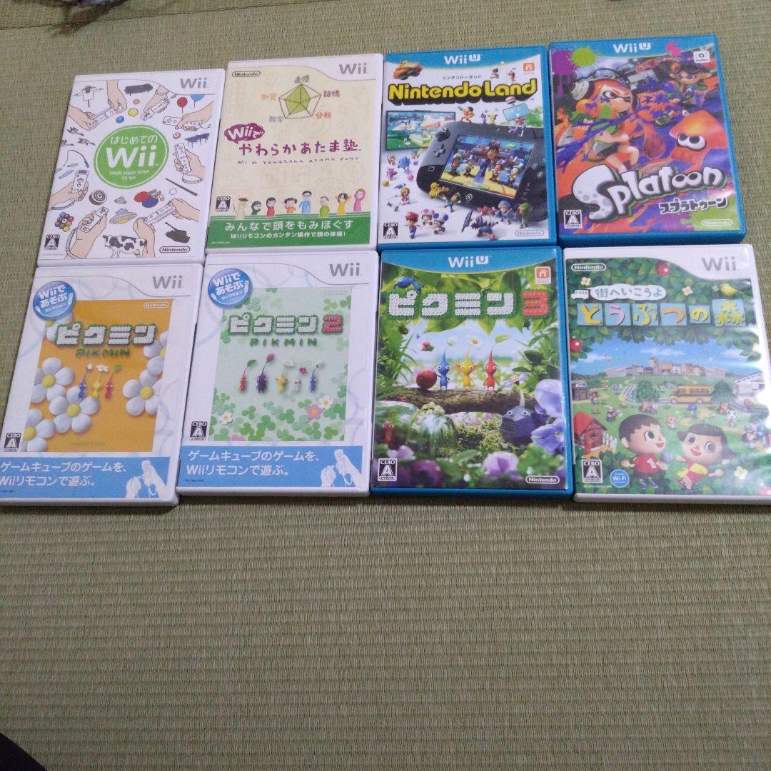 【ソフト８本付】Nintendo Wii U WII U 　SHIRO