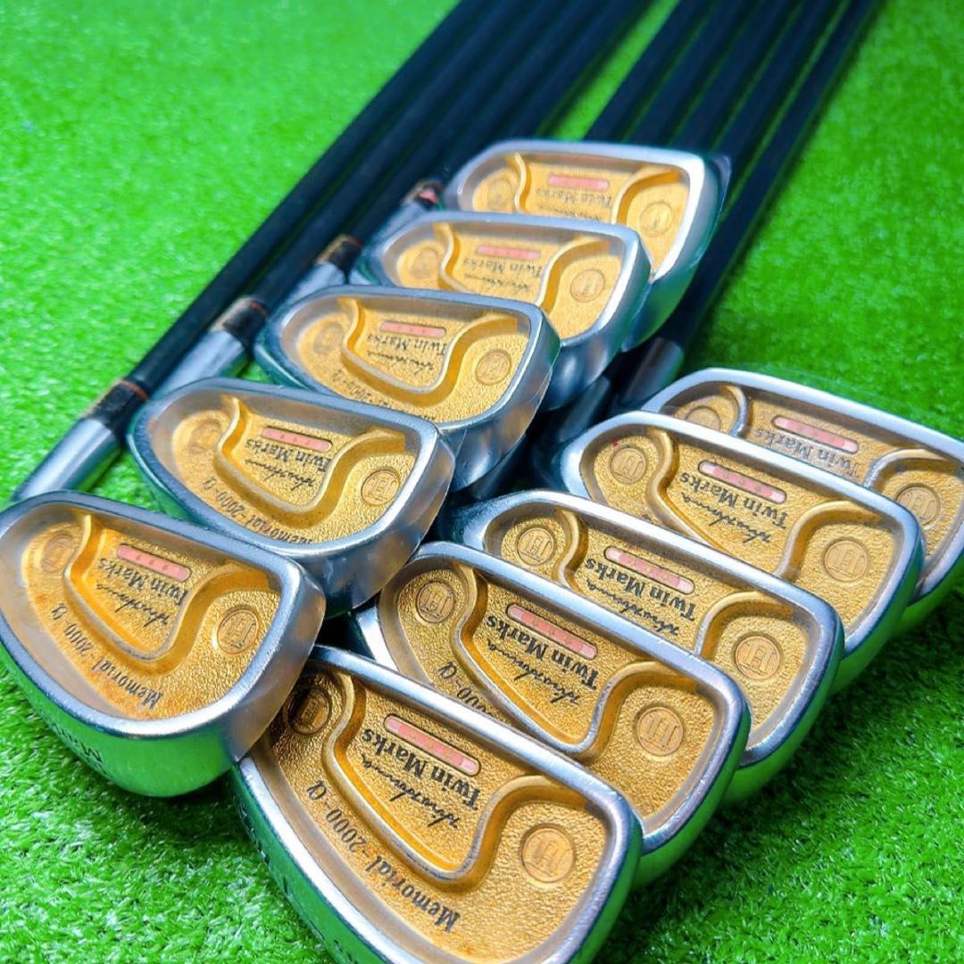 超希少 HONMA Twin Marks 金モグラ 3星 アイアン１０本セット