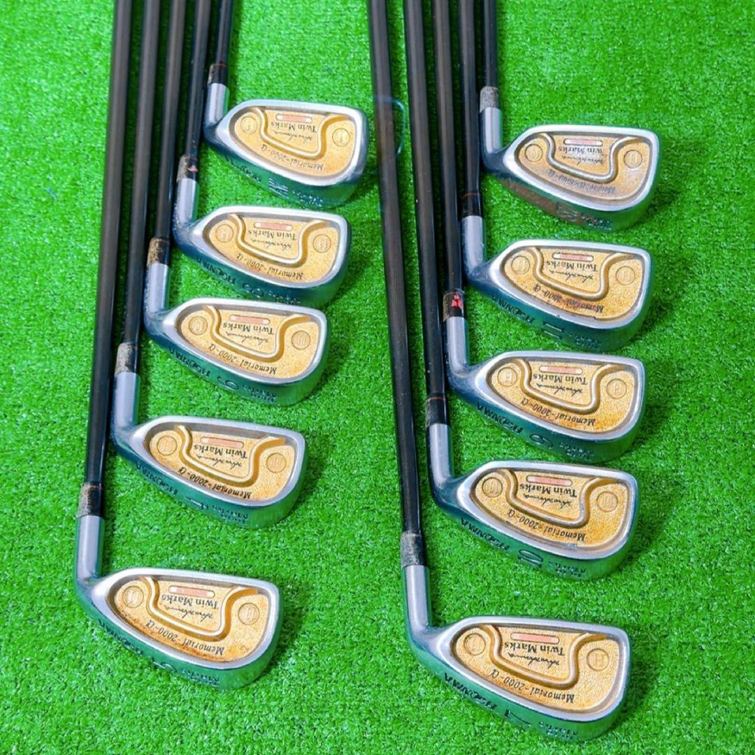 超希少 HONMA Twin Marks 金モグラ 3星 アイアン１０本セット