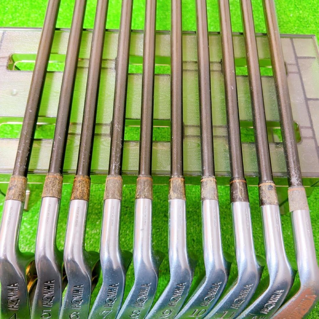 超希少 HONMA Twin Marks 金モグラ 3星 アイアン１０本セット